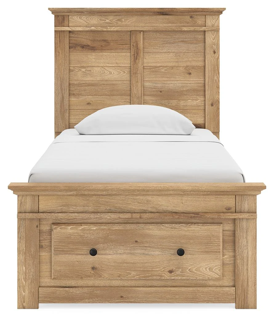 Makidern - Panel Storage Bed With Storage Footboard - Image 42