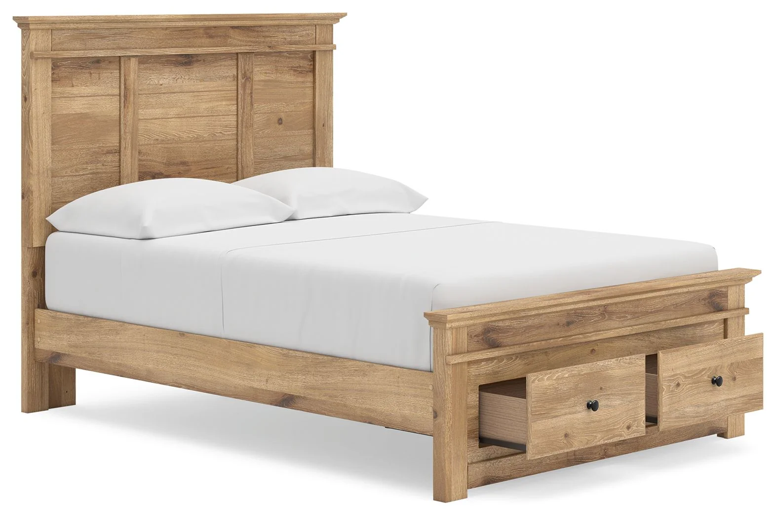 Makidern - Panel Storage Bed With Storage Footboard - Image 46