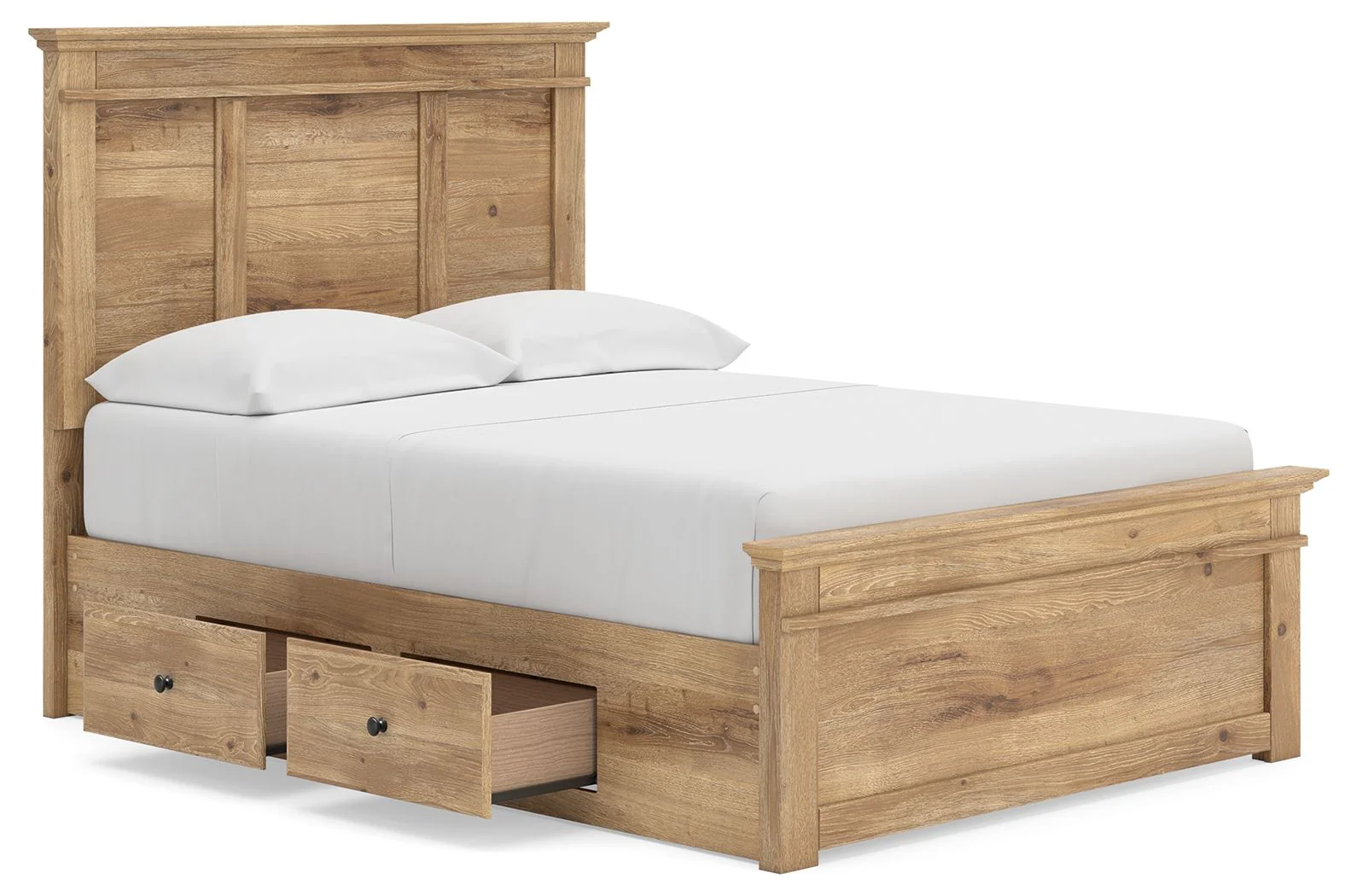 Makidern - Panel Storage Bed With Under Bed Storage Unit - Image 19