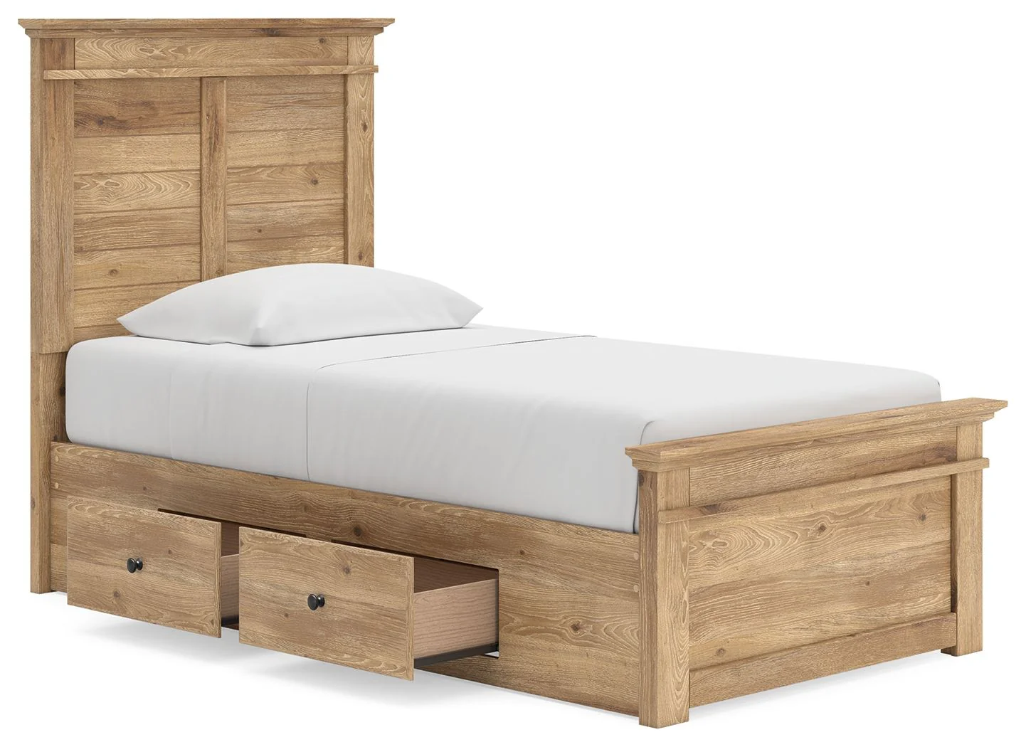 Makidern - Panel Storage Bed With Under Bed Storage Unit - Image 43