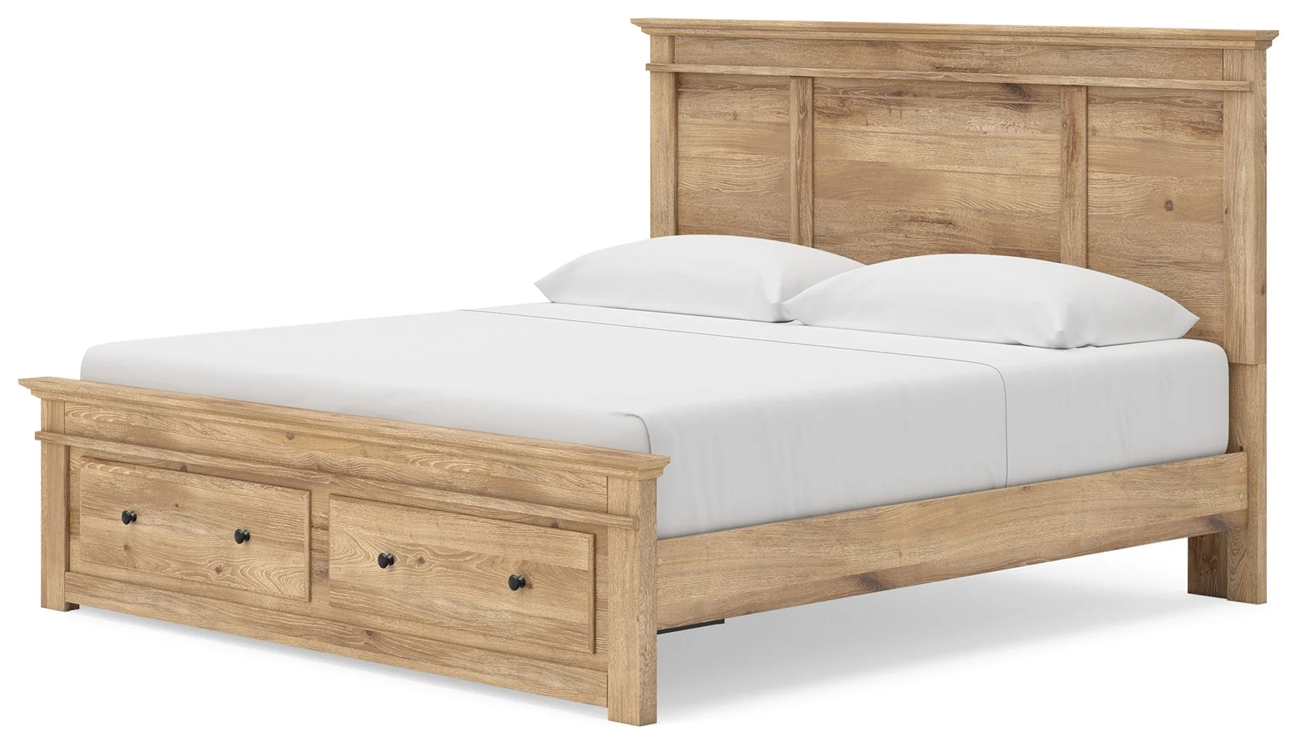 Makidern - Panel Storage Bed With Under Bed Storage Unit And Storage Footboard - Image 14