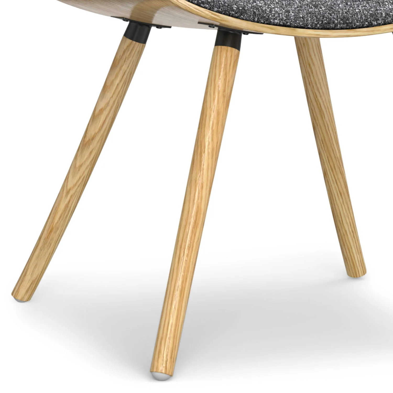 Malden - Bentwood Dining Chair With Wood Back - Image 3