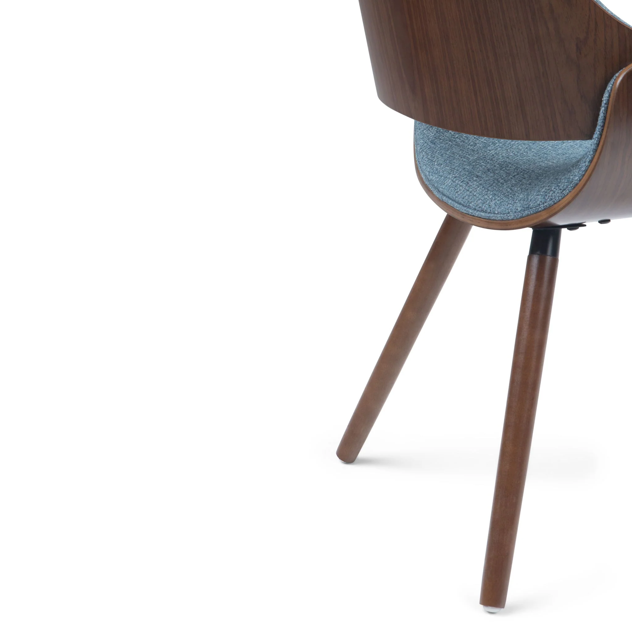Malden - Bentwood Upholstered Dining Chair With Wood Back - Image 12