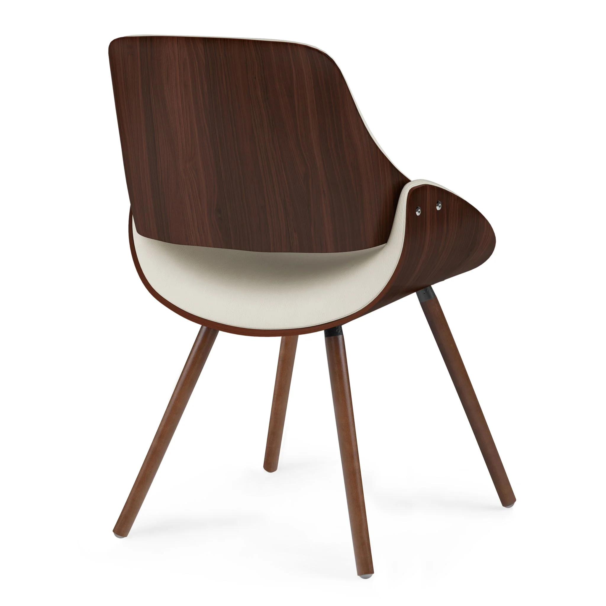 Malden - Bentwood Upholstered Dining Chair With Wood Back - Image 14