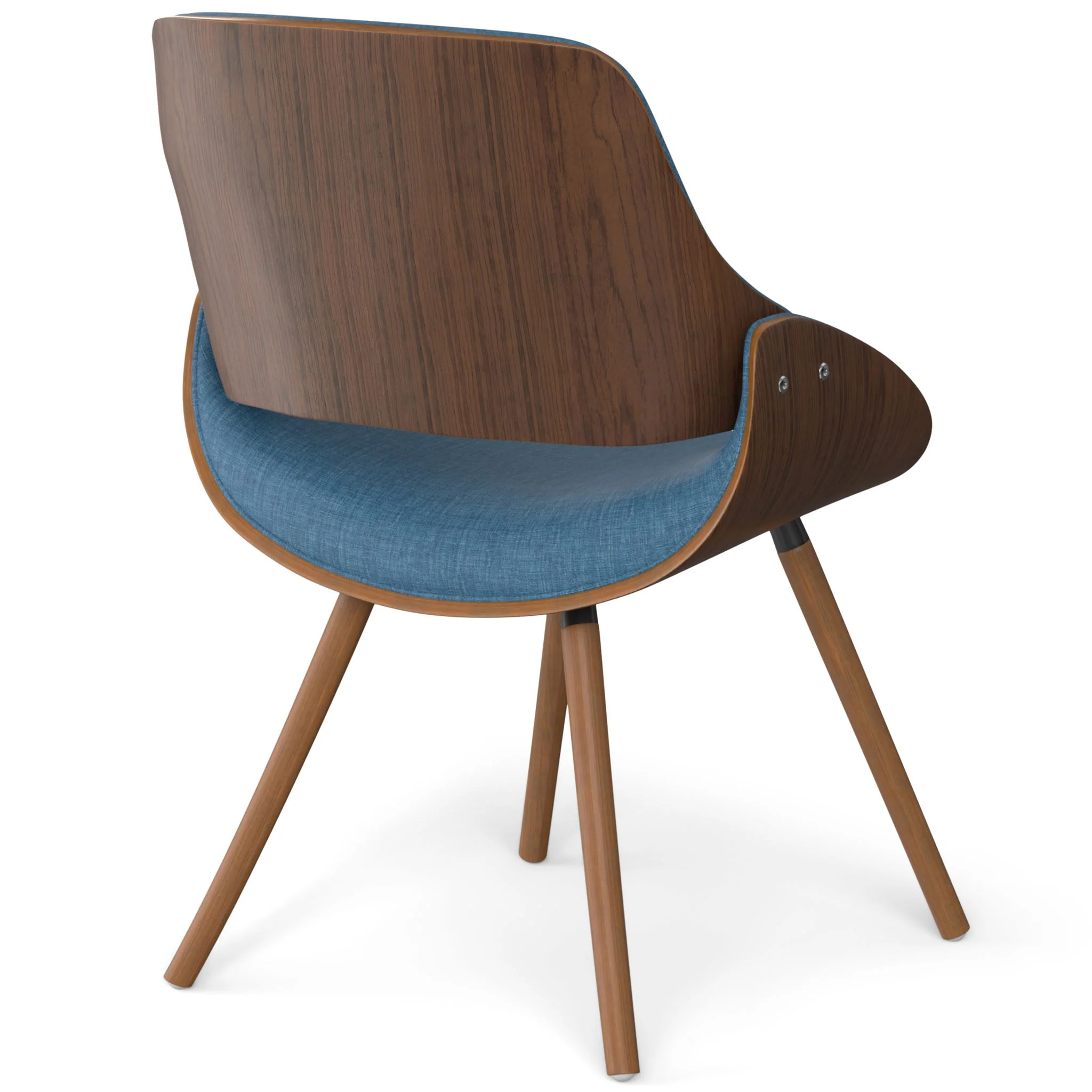 Malden - Bentwood Upholstered Dining Chair With Wood Back - Image 15