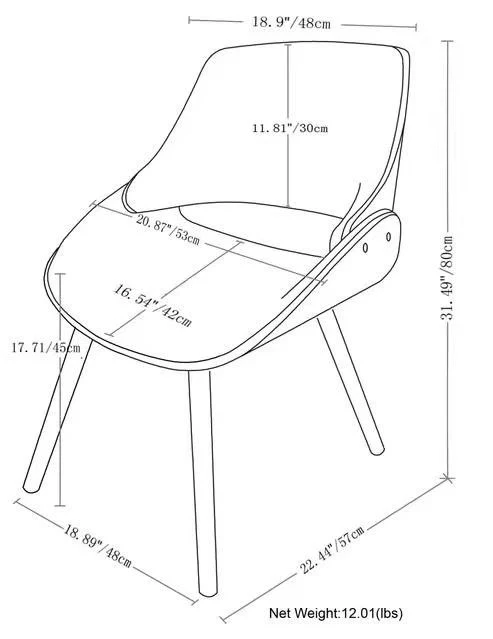 Malden - Bentwood Upholstered Dining Chair With Wood Back - Image 18