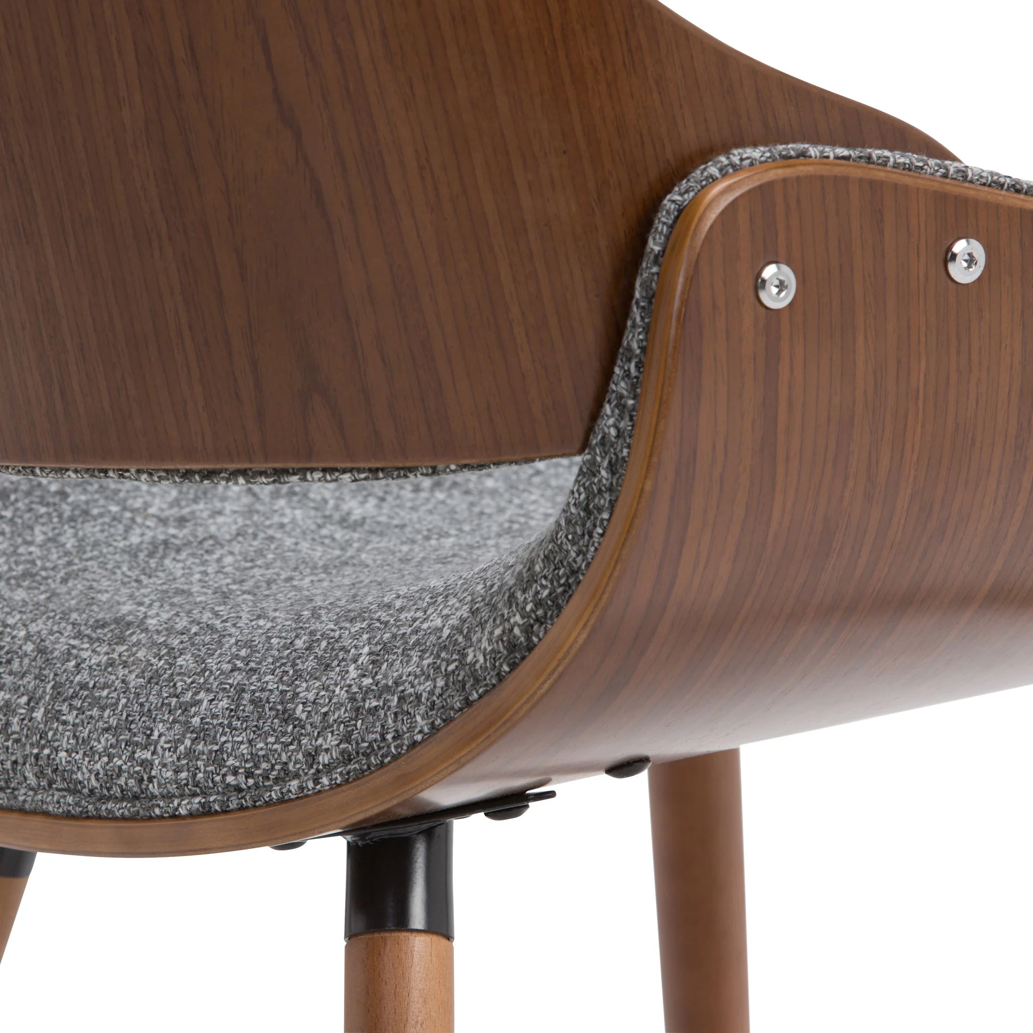 Malden - Bentwood Upholstered Dining Chair With Wood Back - Image 23