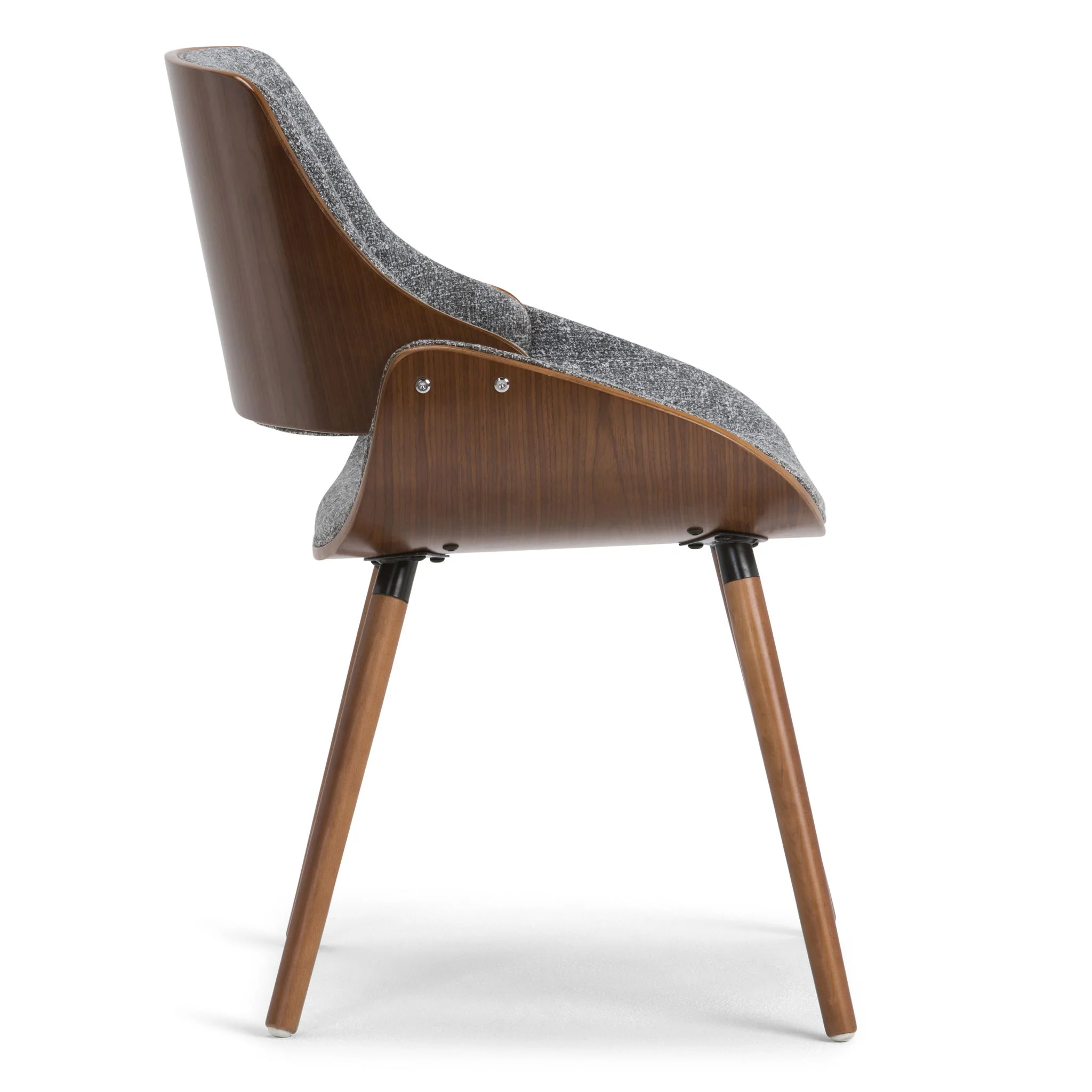 Malden - Bentwood Upholstered Dining Chair With Wood Back - Image 29
