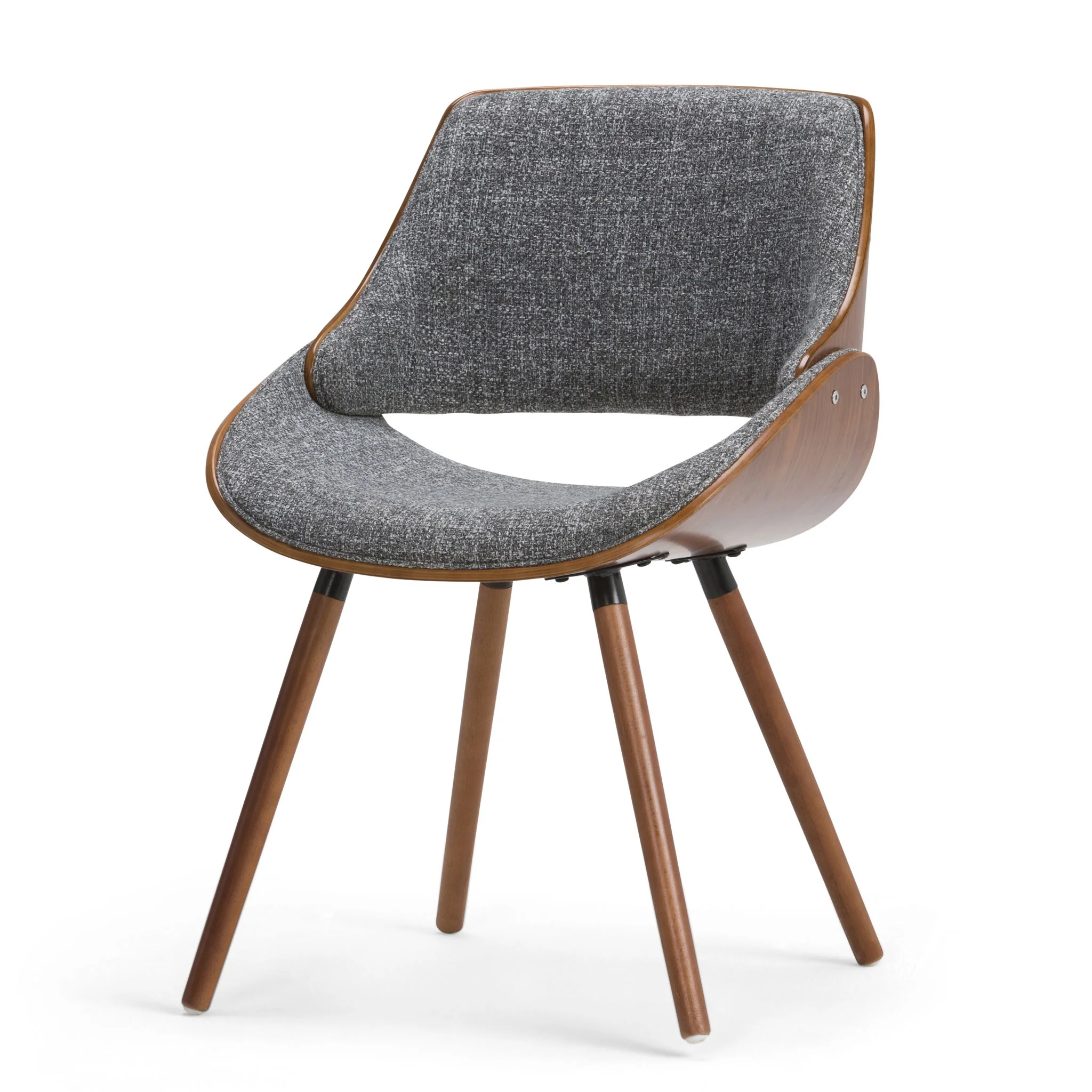 Malden - Bentwood Upholstered Dining Chair With Wood Back - Image 3