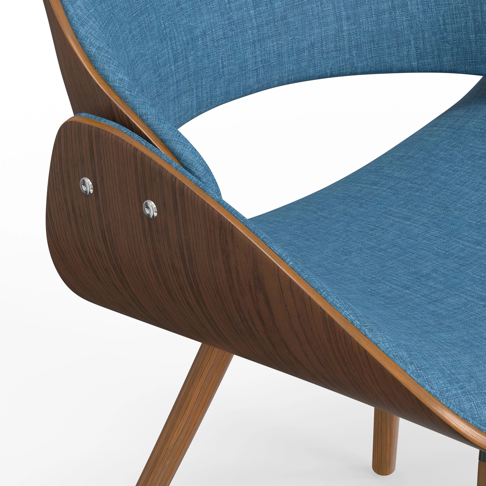 Malden - Bentwood Upholstered Dining Chair With Wood Back - Image 32