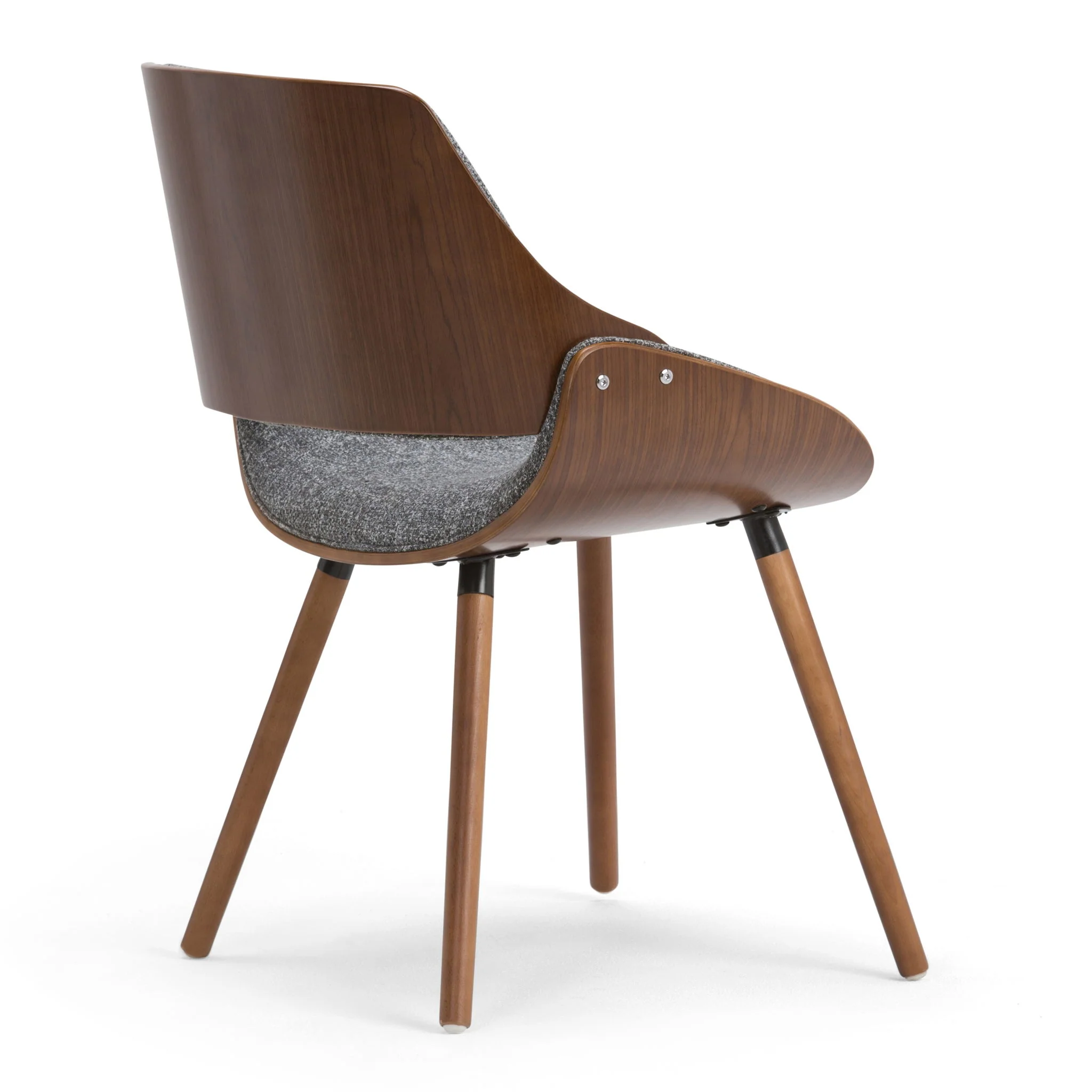 Malden - Bentwood Upholstered Dining Chair With Wood Back - Image 7