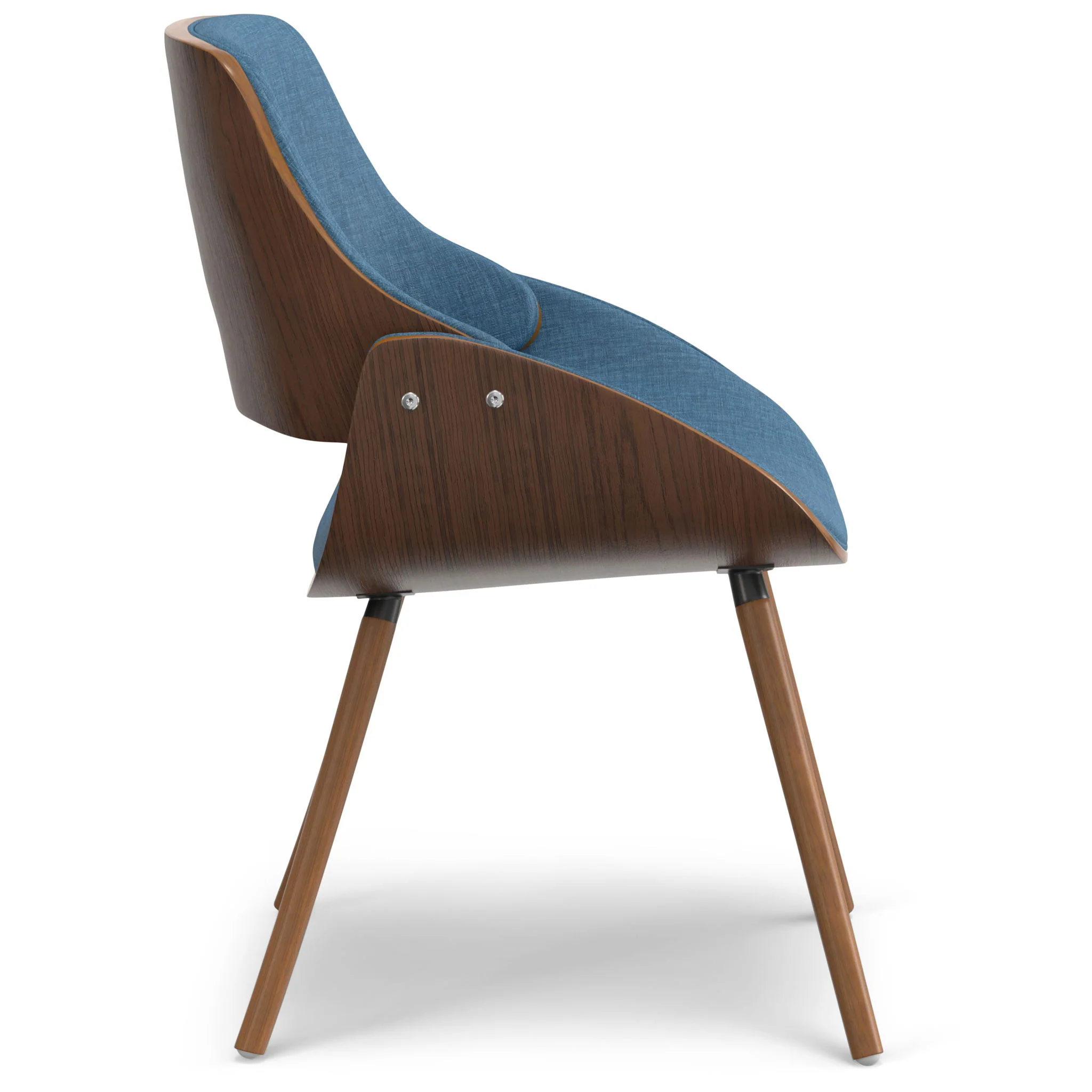 Malden - Bentwood Upholstered Dining Chair With Wood Back - Image 8