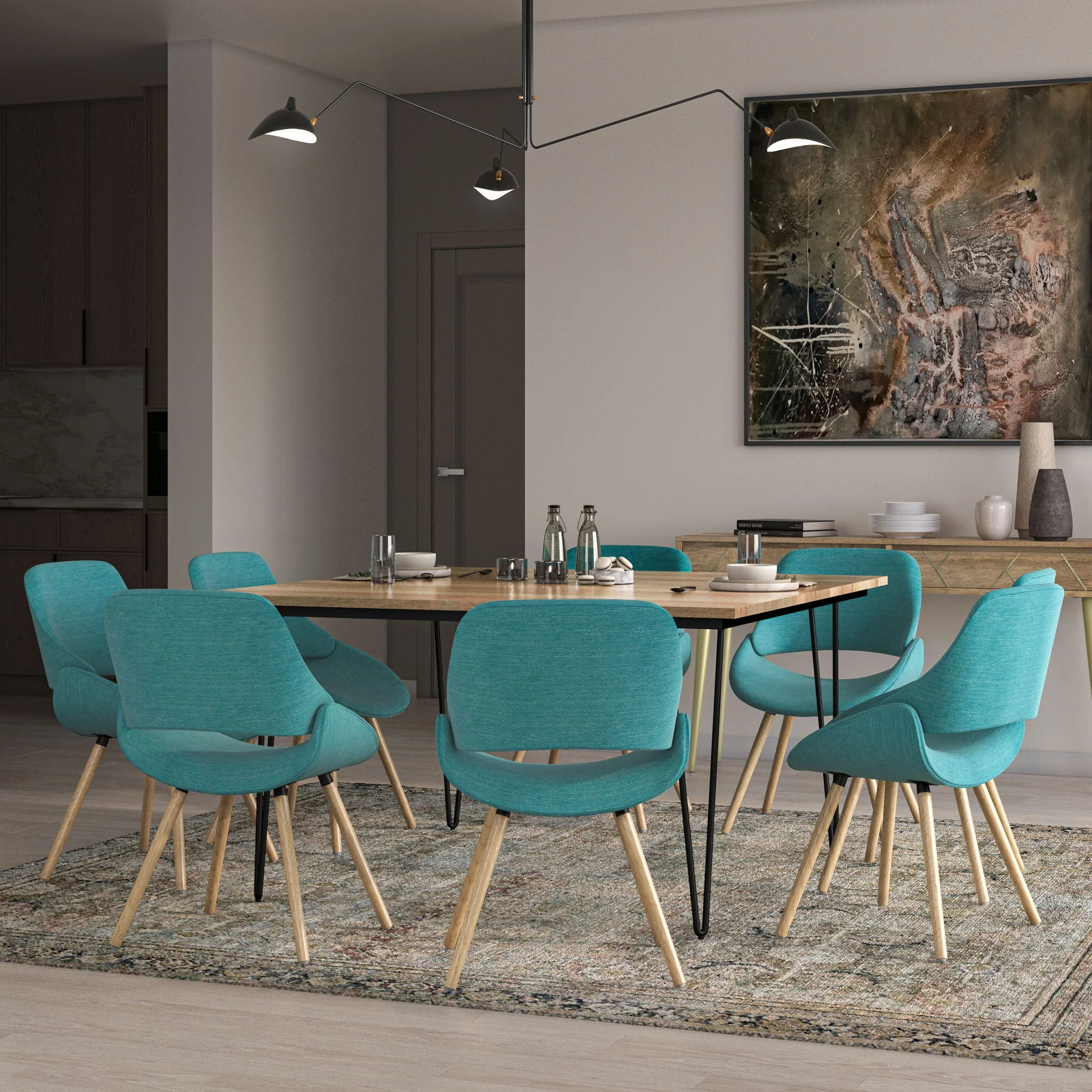 Malden - Mid Century Modern Bentwood Dining Chair - Image 9