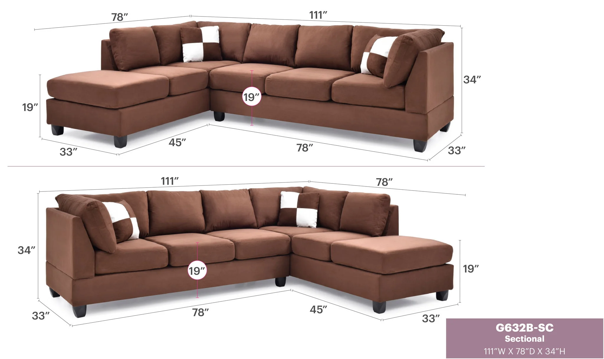 Malone - Comfort Sectional - Image 24