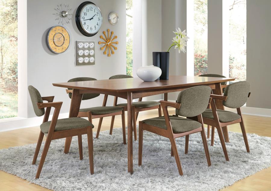 Malone - Padded Wood Dining Arm Chair (Set of 2) - Dark Walnut - Image 14