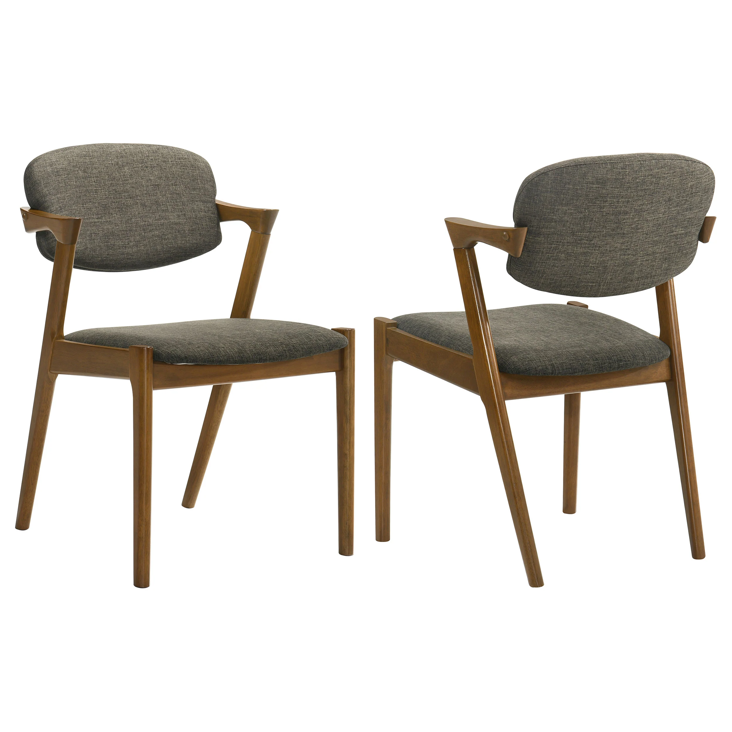 Malone - Padded Wood Dining Arm Chair (Set of 2) - Dark Walnut - Image 15