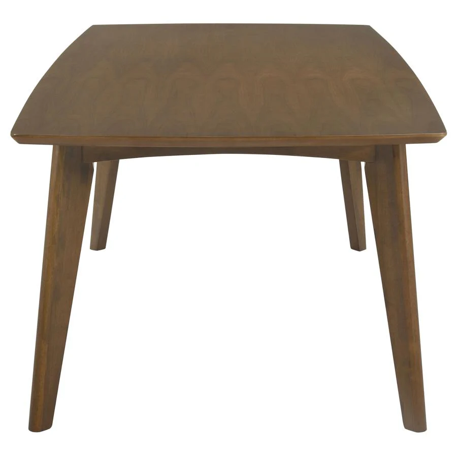 Malone - Rectangular Wood Dining Table - Dark Walnut - Image 4
