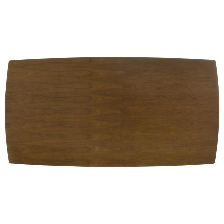 Malone - Rectangular Wood Dining Table - Dark Walnut - Image 5