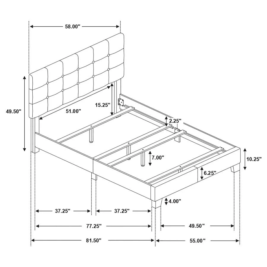 Mapes - Upholstered Panel Bed - Image 17