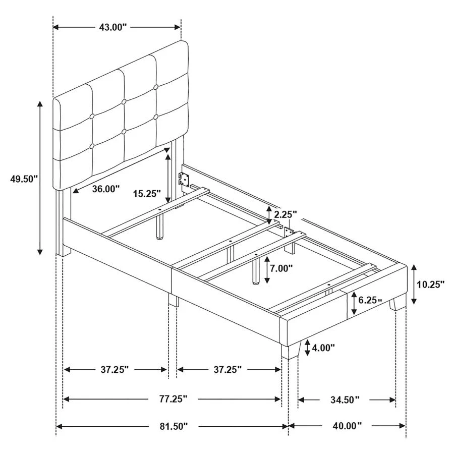 Mapes - Upholstered Panel Bed - Image 19