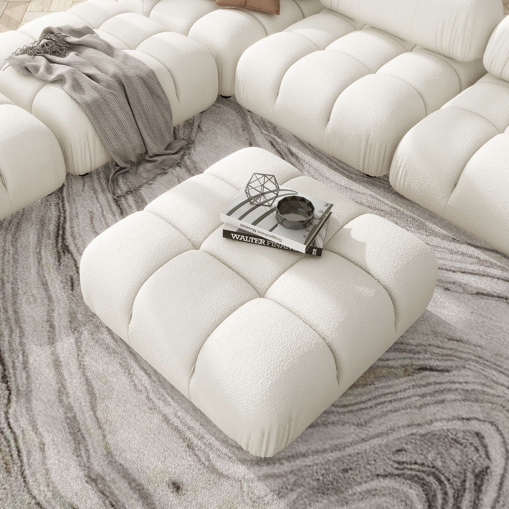 Marcel - Bubble Modular Modern Cocktail Ottoman - Image 30