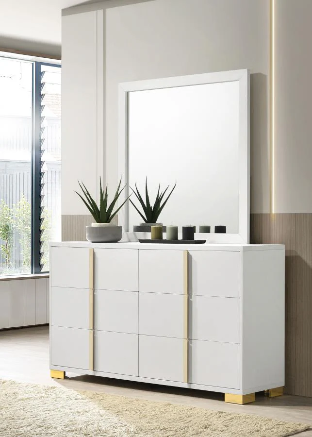 Marceline - 6-Drawer Dresser With Mirror - Image 4