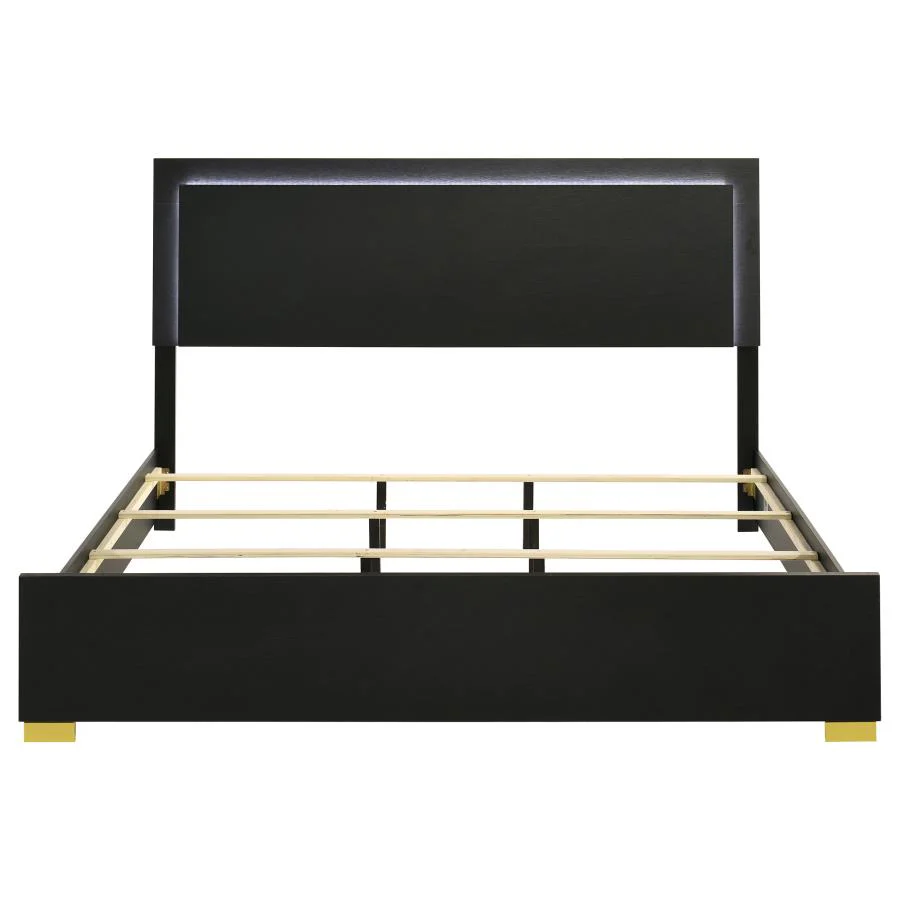 Marceline - Wood LED Panel Bed - Image 26