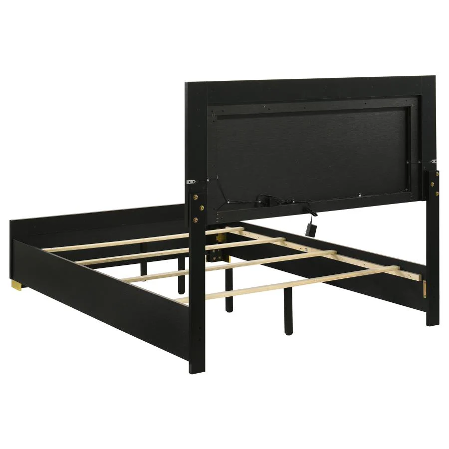 Marceline - Wood LED Panel Bed - Image 33