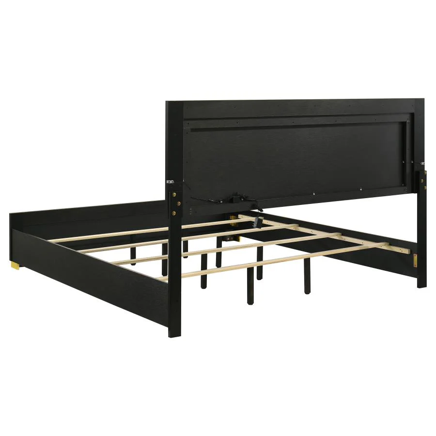 Marceline - Wood LED Panel Bed - Image 34