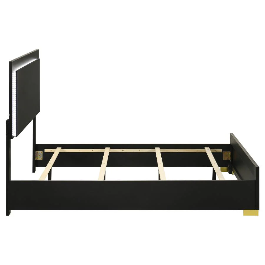 Marceline - Wood LED Panel Bed - Image 41