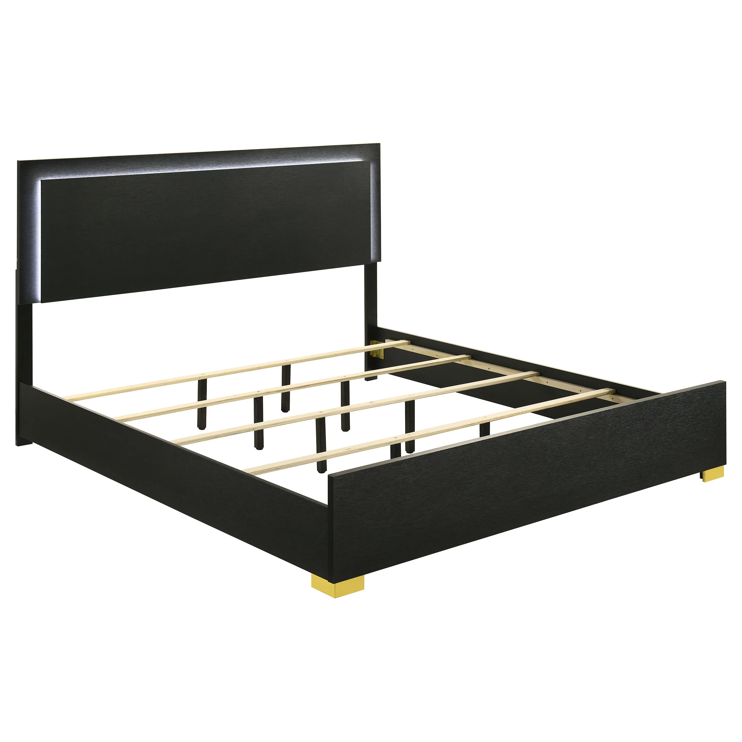Marceline - Wood LED Panel Bed - Image 70