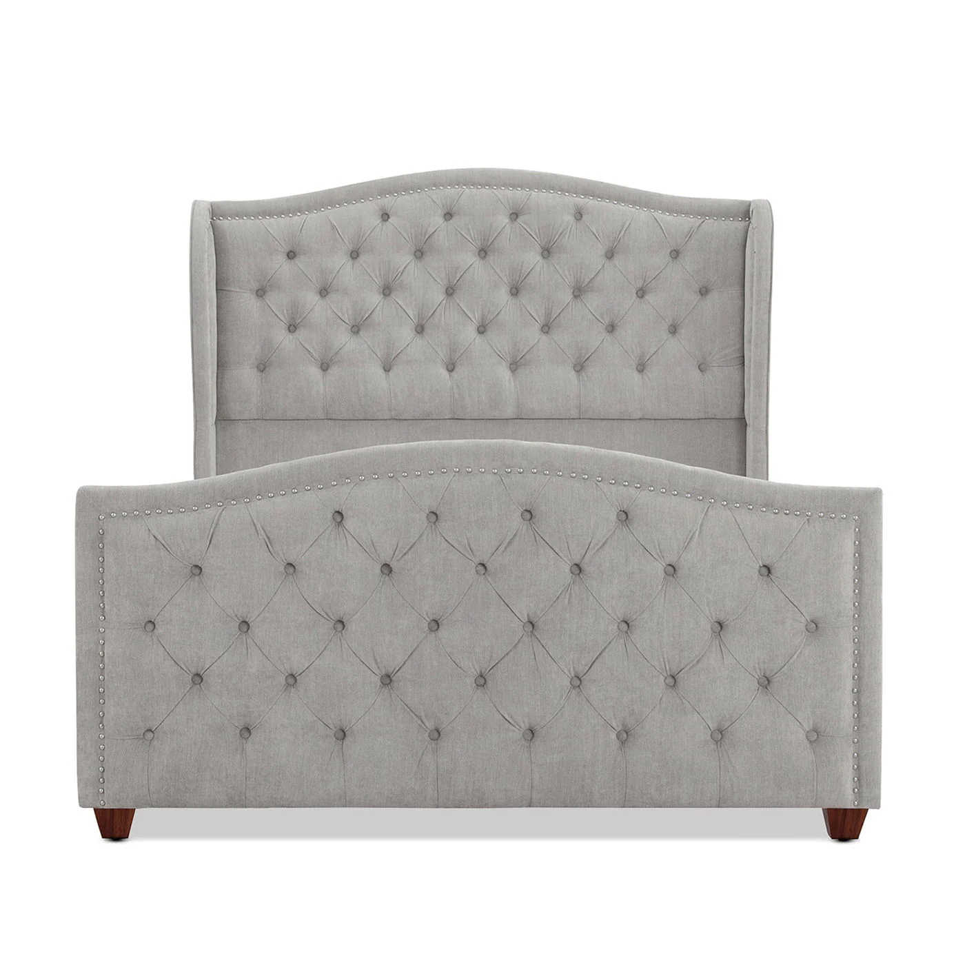 Marcella - Upholstered Shelter Headboard Bed Set - Image 16
