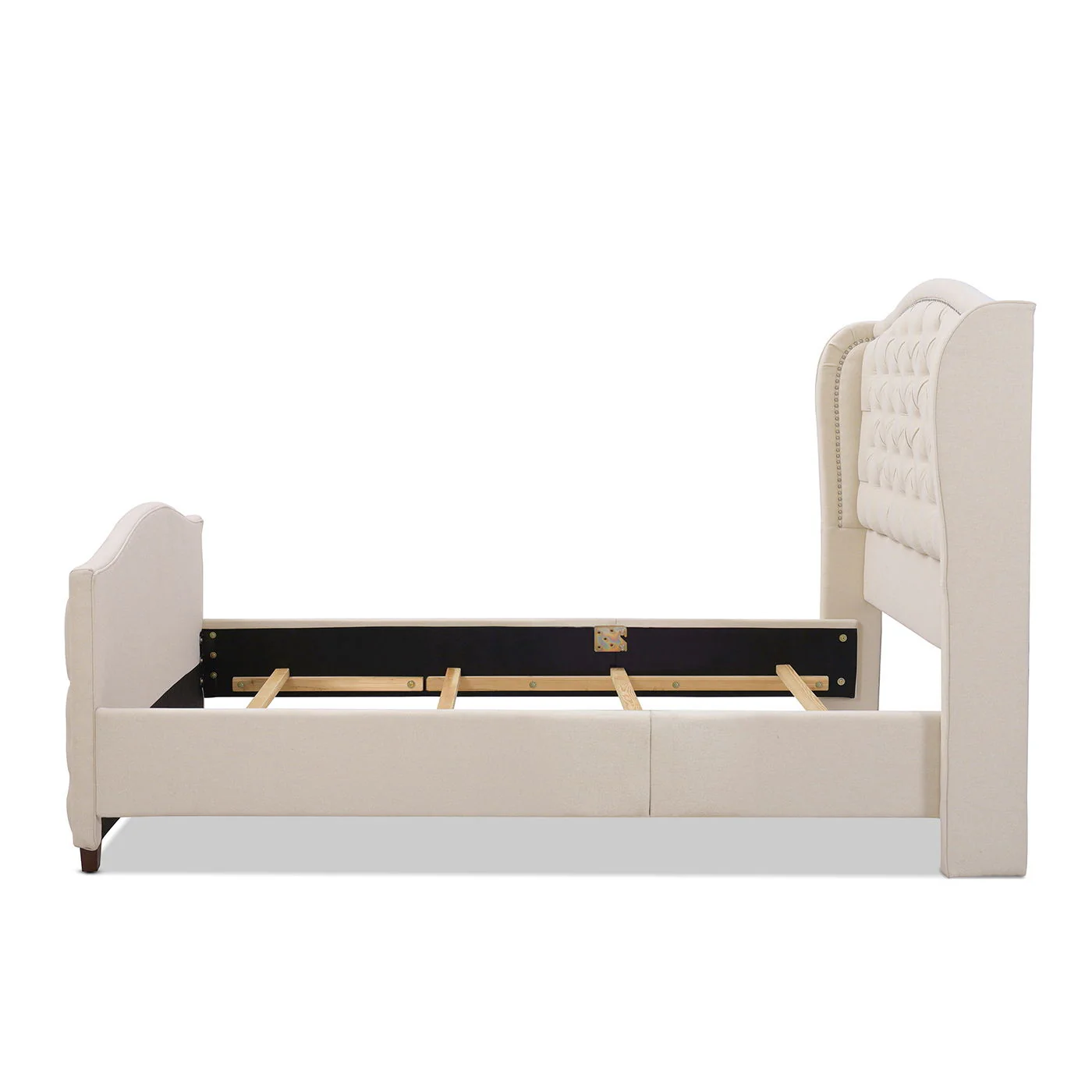 Marcella - Upholstered Shelter Headboard Bed Set - Image 26