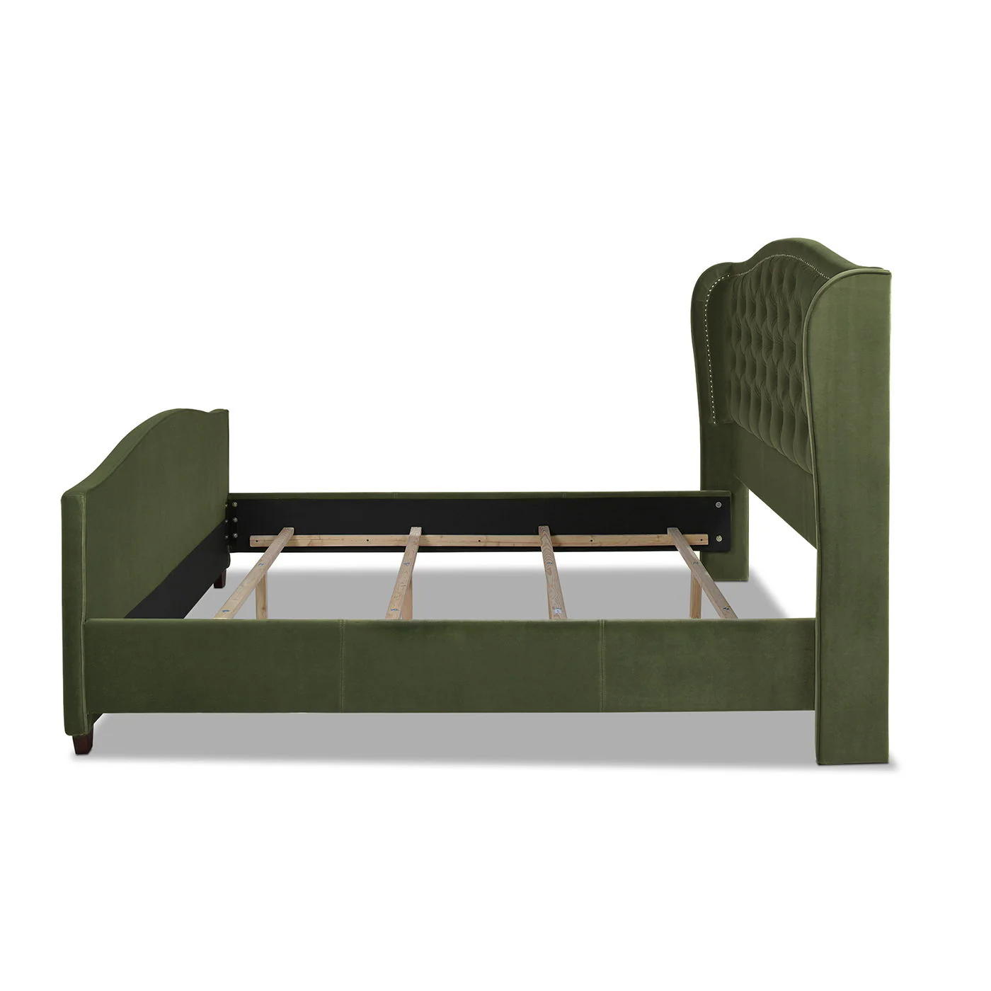 Marcella - Upholstered Shelter Headboard Bed Set - Image 40