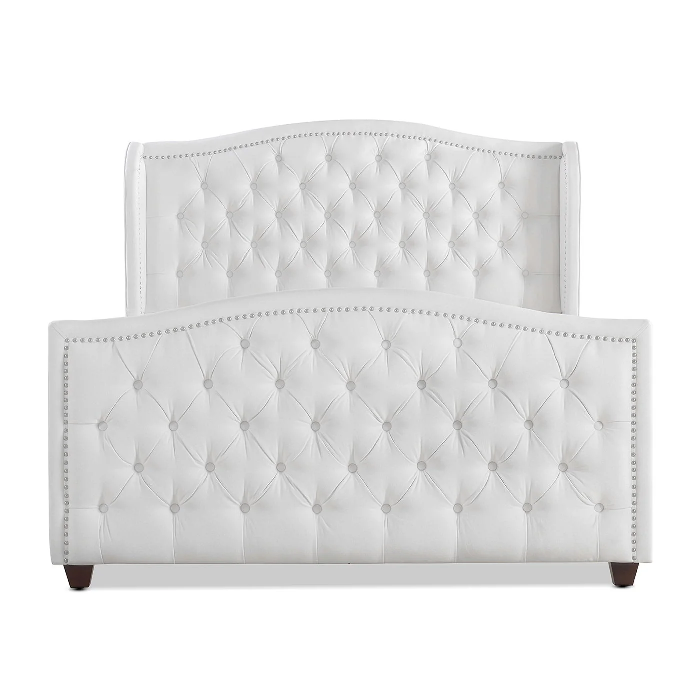 Marcella - Upholstered Shelter Headboard Bed Set - Image 45