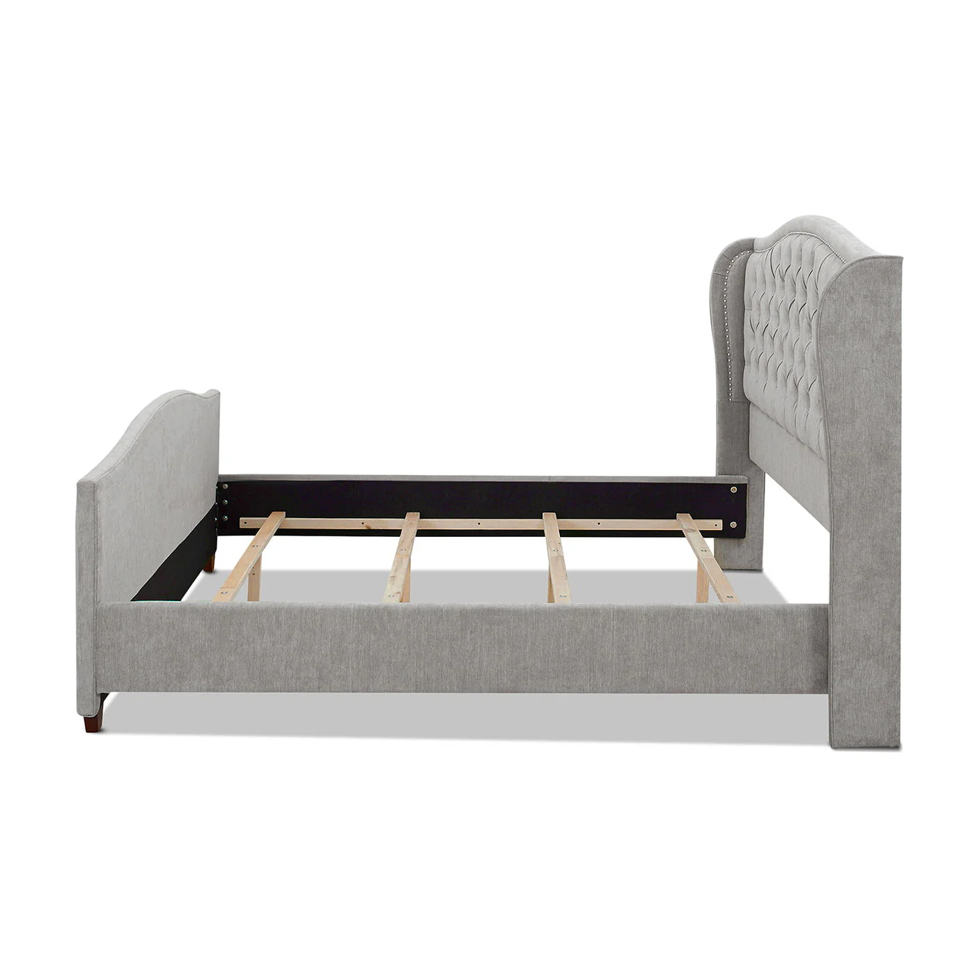Marcella - Upholstered Shelter Headboard Bed Set - Image 49