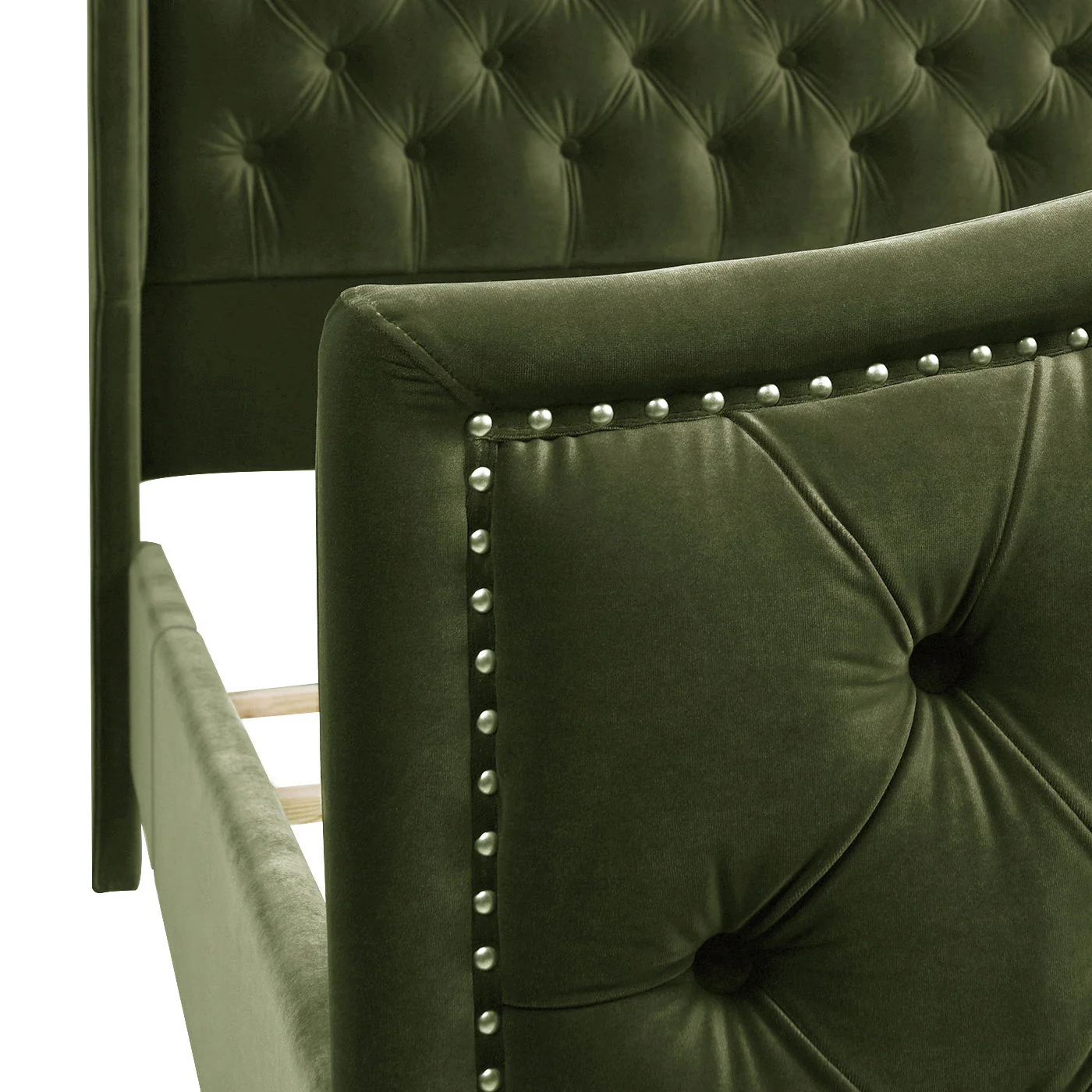 Marcella - Upholstered Shelter Headboard Bed Set - Image 54