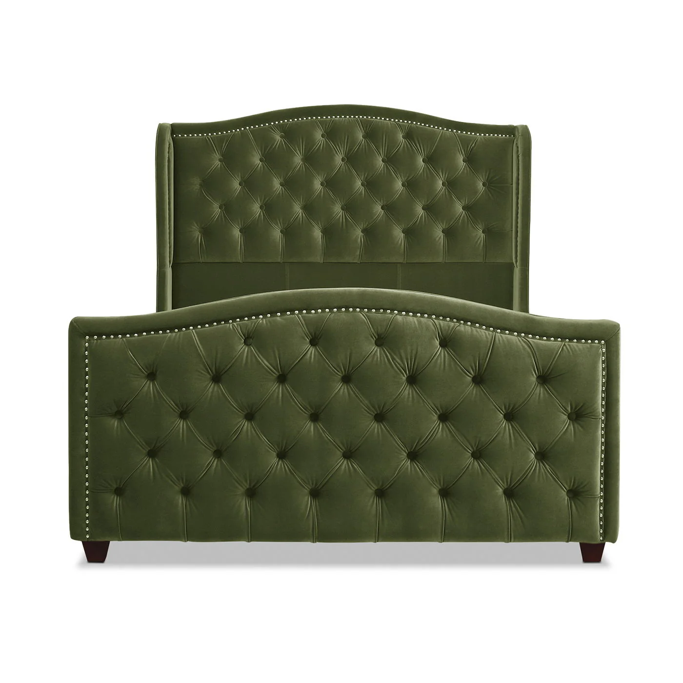 Marcella - Upholstered Shelter Headboard Bed Set - Image 57