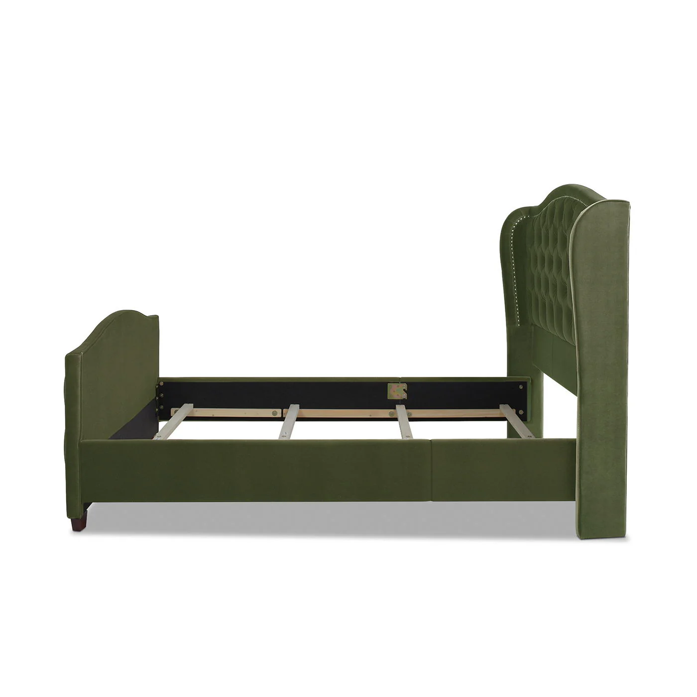 Marcella - Upholstered Shelter Headboard Bed Set - Image 58