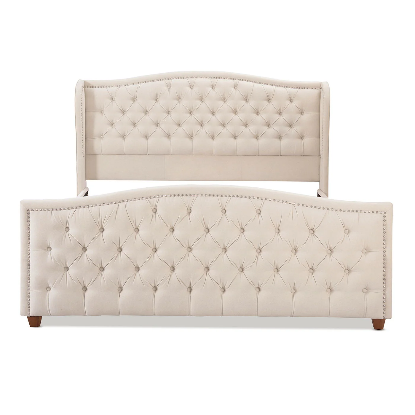 Marcella - Upholstered Shelter Headboard Bed Set - Image 65