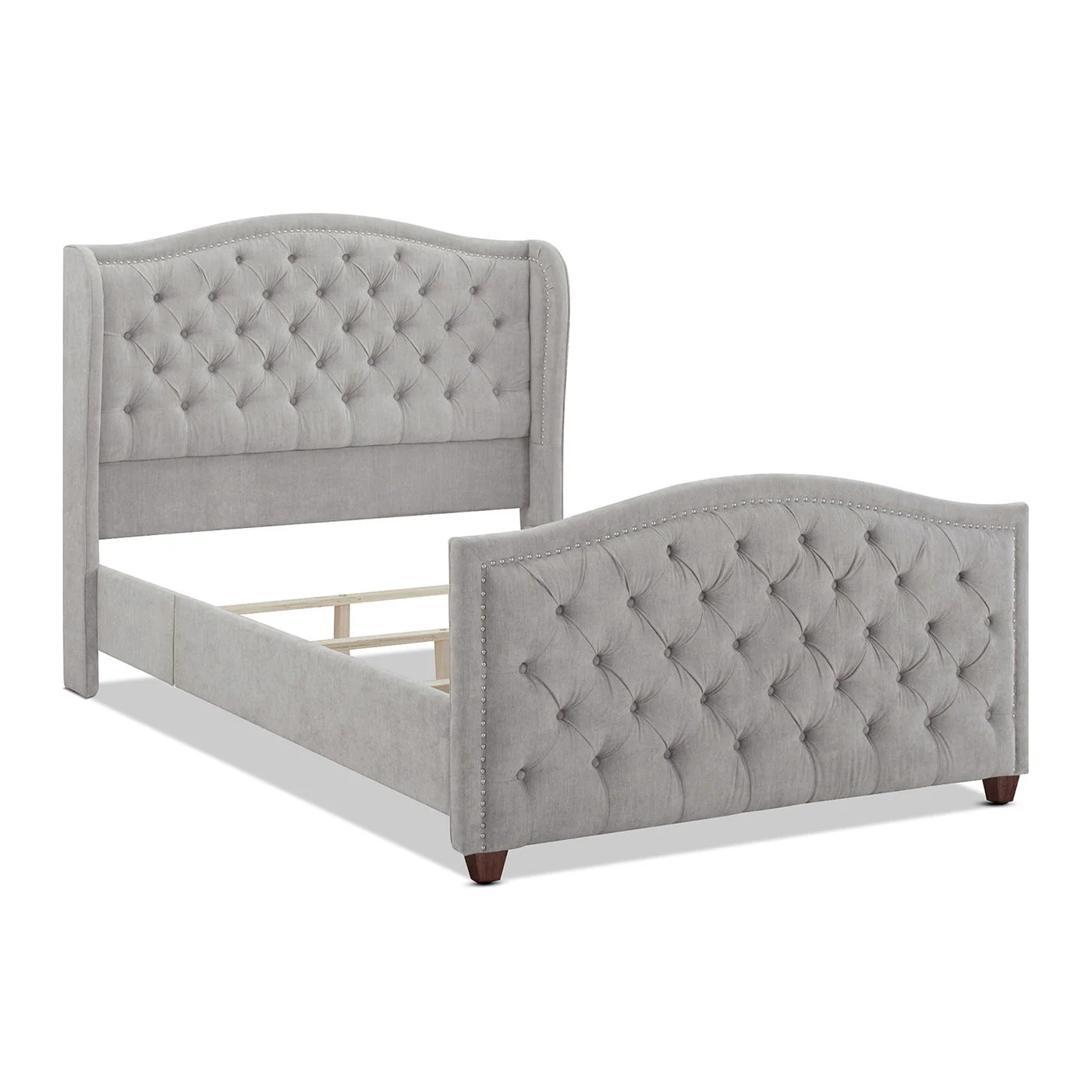 Marcella - Upholstered Shelter Headboard Bed Set - Image 66