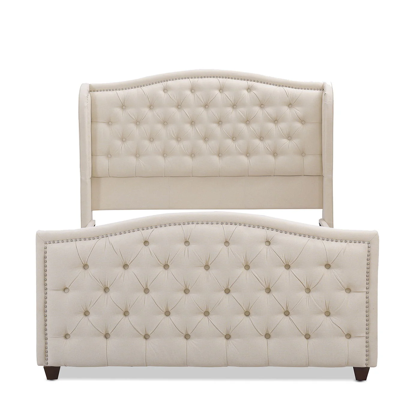 Marcella - Upholstered Shelter Headboard Bed Set - Image 68