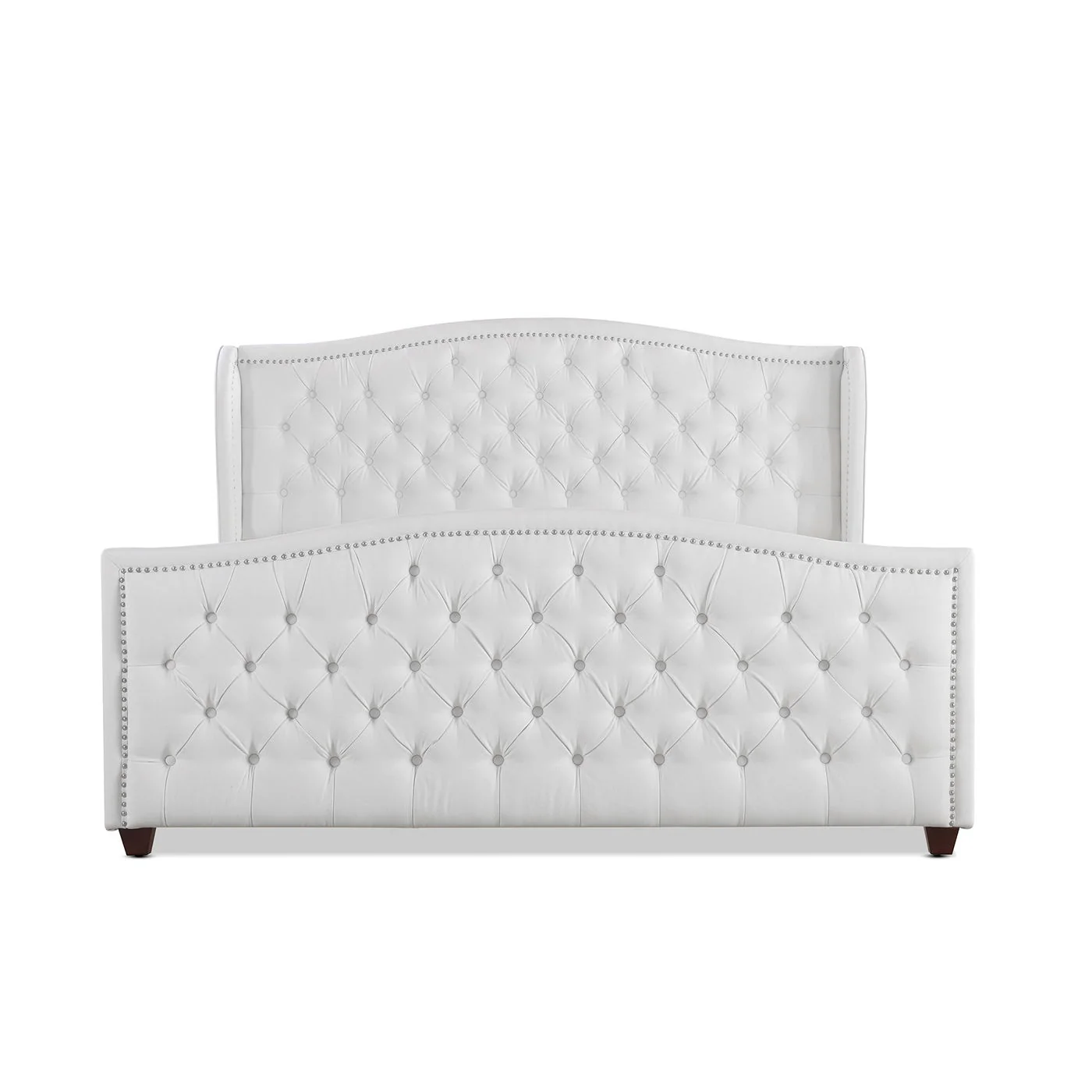 Marcella - Upholstered Shelter Headboard Bed Set - Image 71