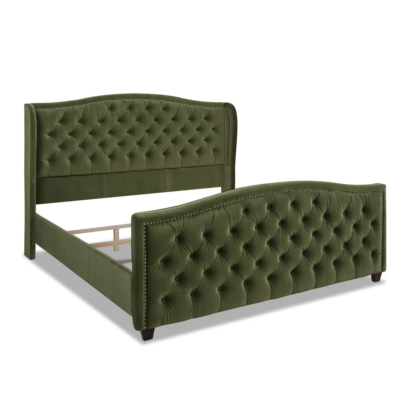 Marcella - Upholstered Shelter Headboard Bed Set - Image 75