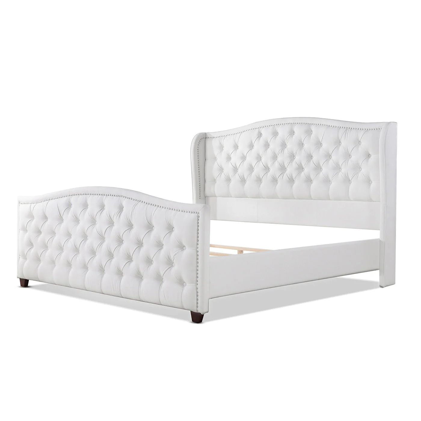 Marcella - Upholstered Shelter Headboard Bed Set - Image 76