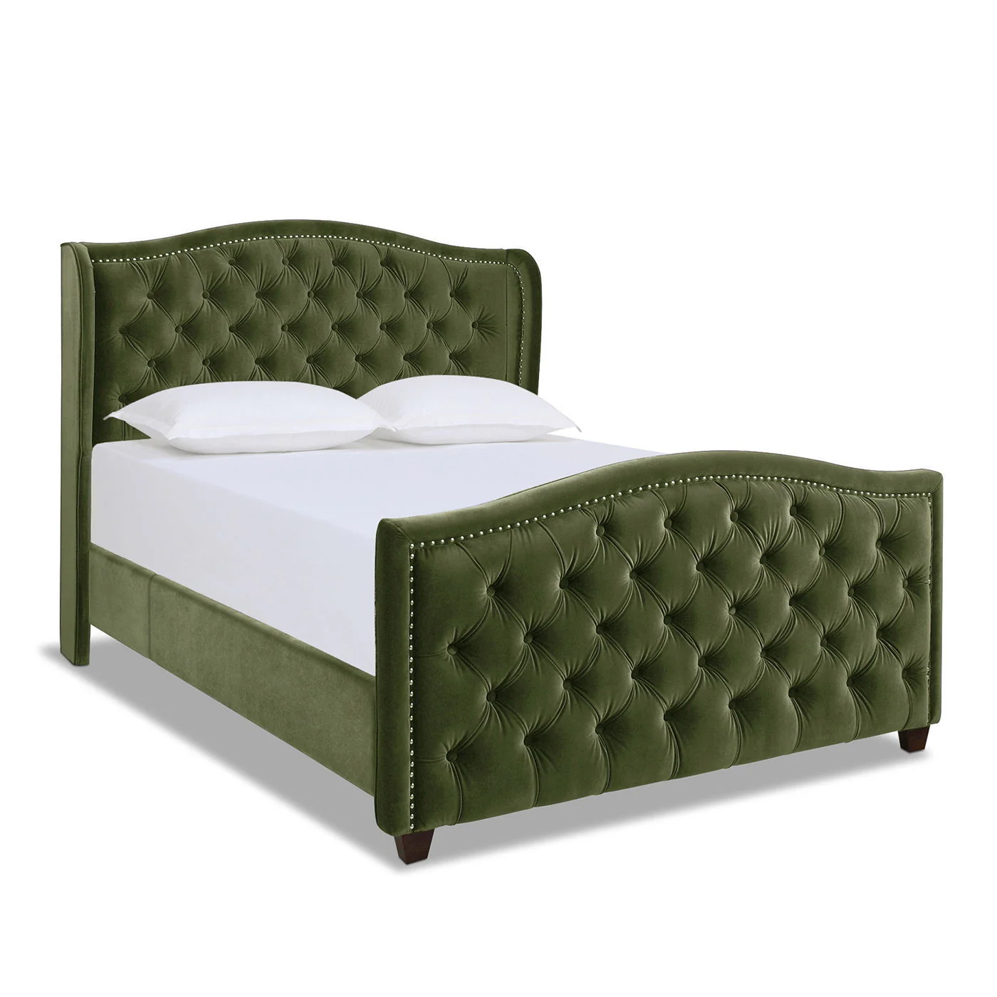 Marcella - Upholstered Shelter Headboard Bed Set - Image 79