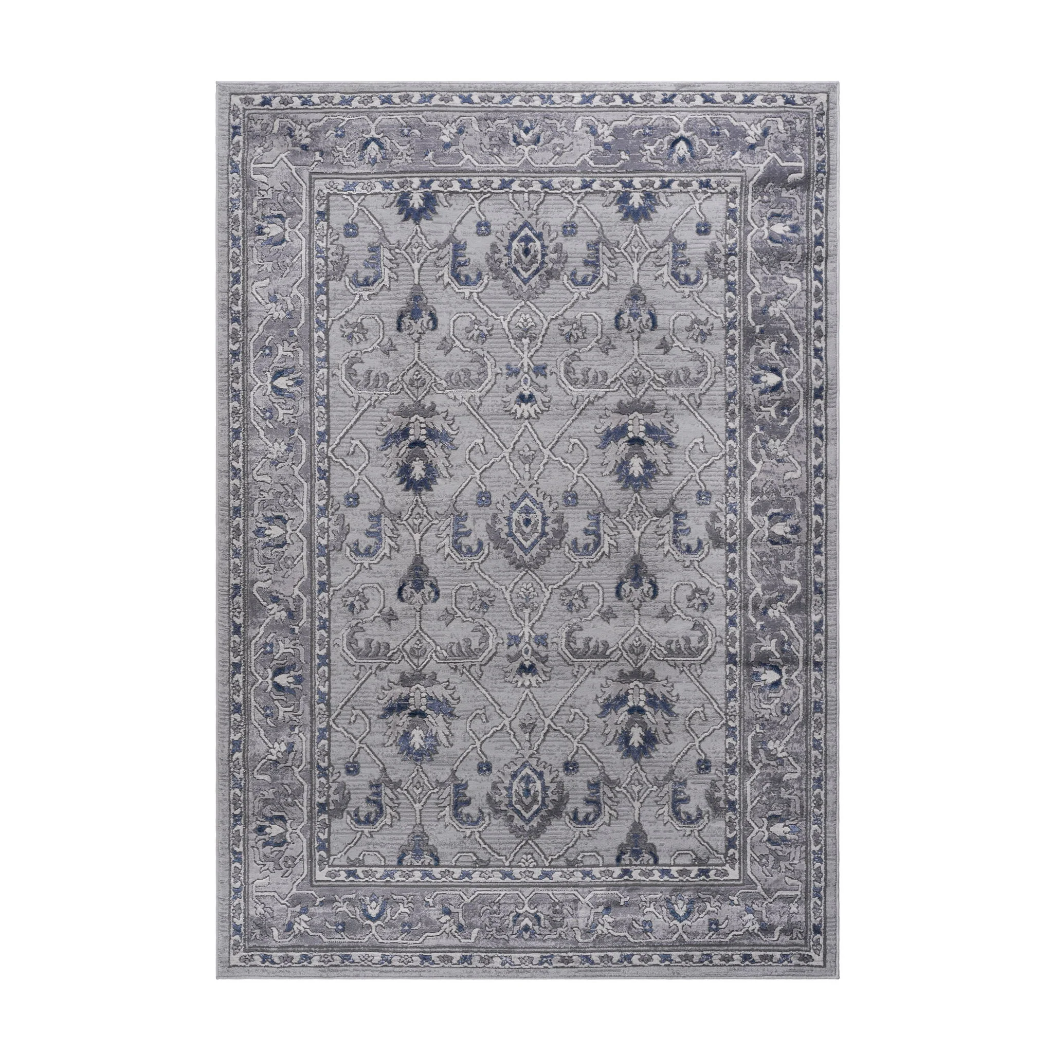 Marfi - 8' X 10' Oriental Area Rug - Gray / Blue - Image 2