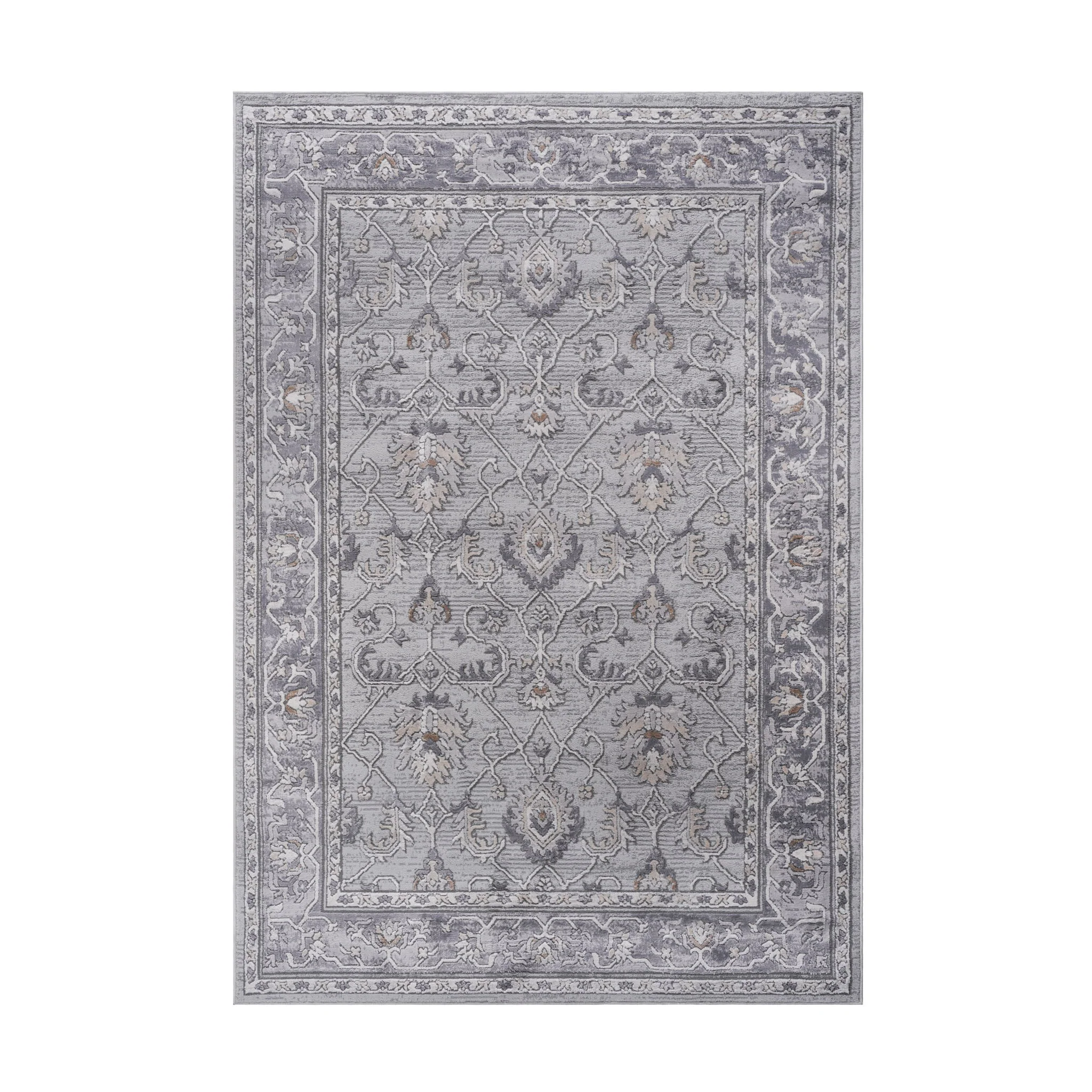 Marfi - 8' X 10' Oriental Area Rug - Ivory / Gray - Image 7