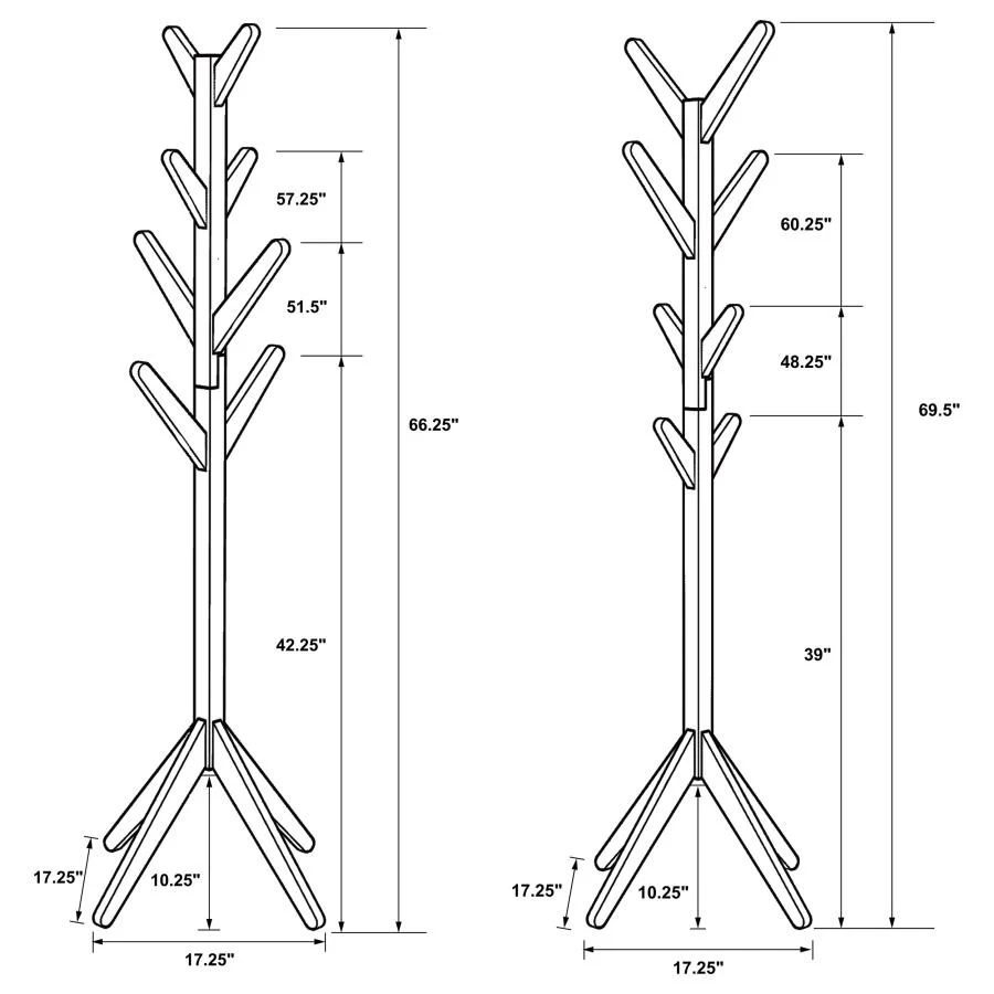 Margaret - Solid Wood Coat Rack Clothing Hanger - Image 10