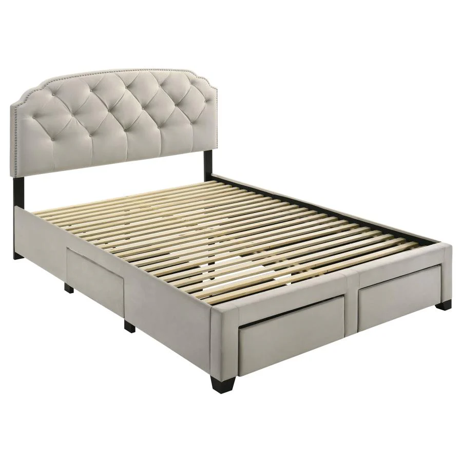Marianna - 4-Drawer Upholstered Storage Bed - Image 12